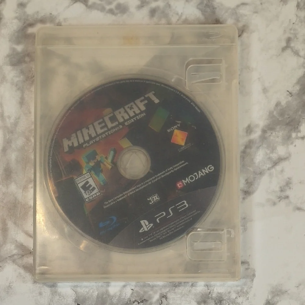 Minecraft PlayStation 3 Game - Black Disc